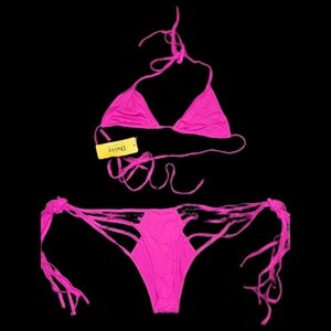 Daisy Pink Bikini Set